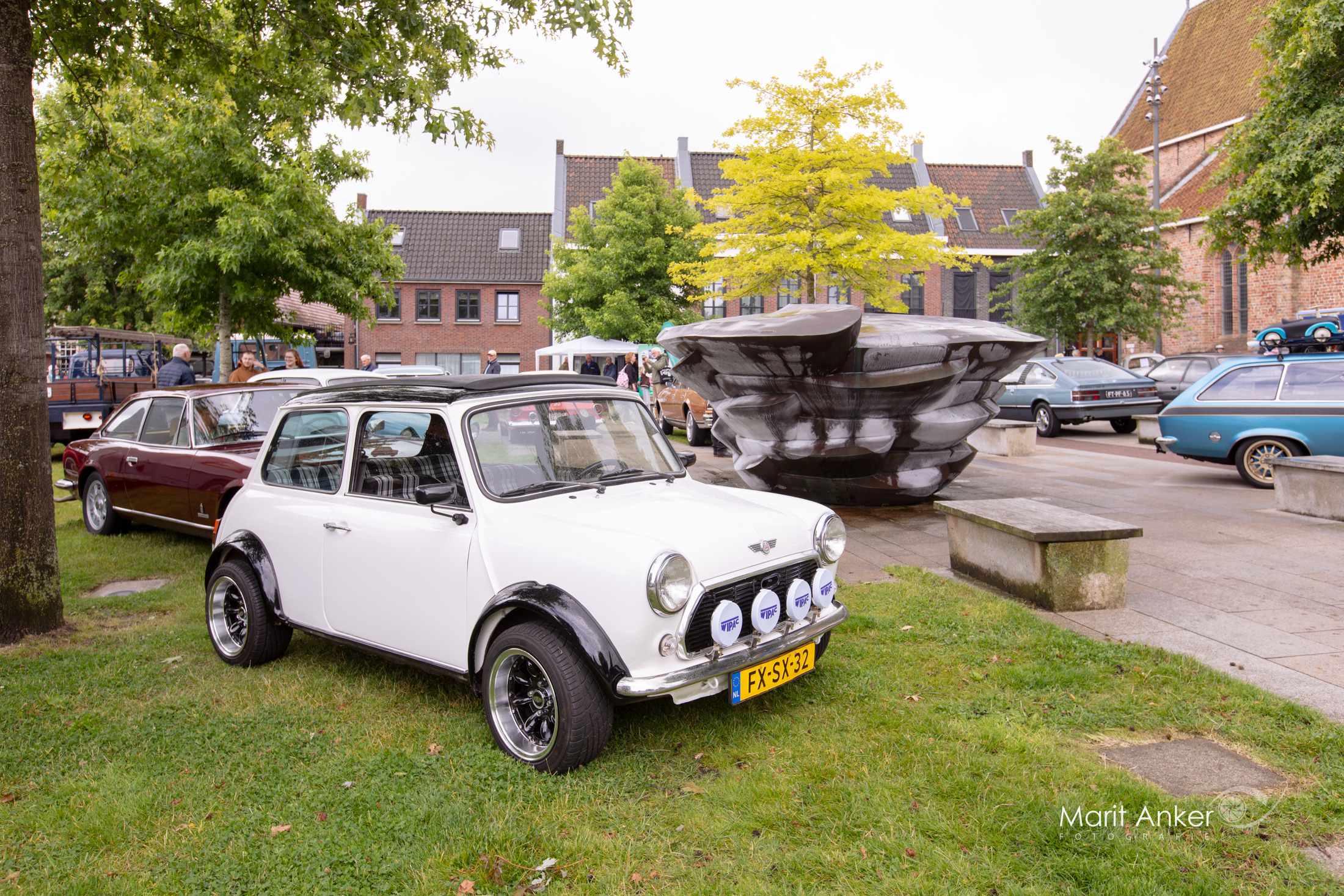 Klassieke auto's in de binnenstad